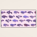 Whale Day - bright Desk Mat Gallery Image 3