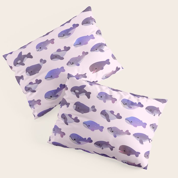 Whale Day - bright Pillow Sham Gallery Image 3