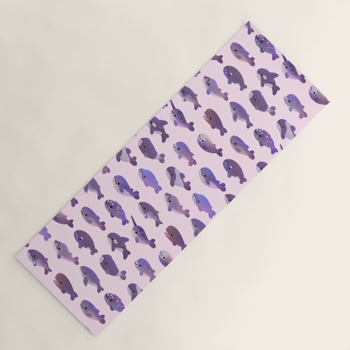 Whale Day - bright Yoga Mat Gallery Image 1