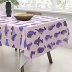Whale Day - bright Tablecloth Gallery Image 3