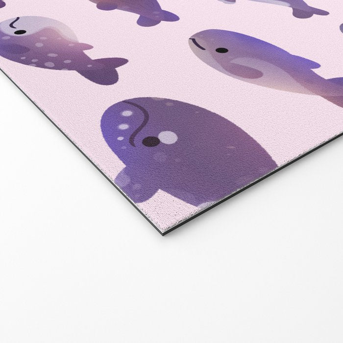 Whale Day - bright Welcome Mat Gallery Image 2
