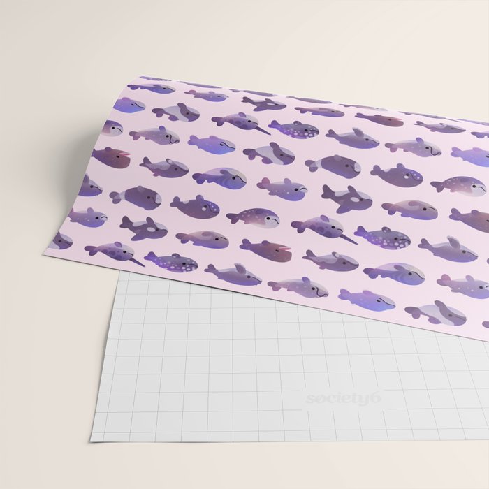 Whale Day - bright Wrapping Paper Gallery Image 2