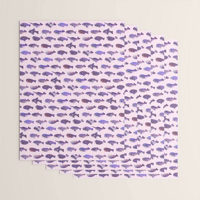Whale Day - bright Wrapping Paper Gallery Image 3