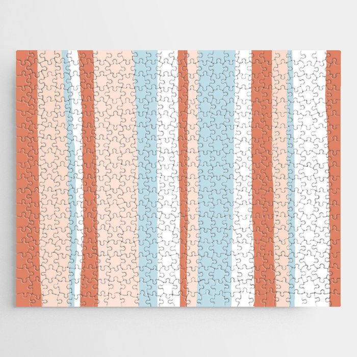 mesa, desert pastel stripes Jigsaw Puzzle Gallery Image 1