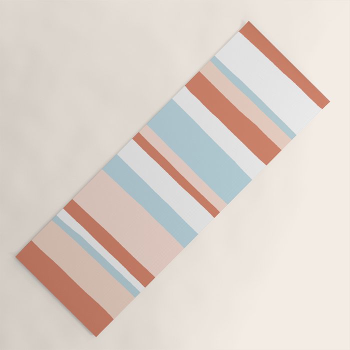 mesa, desert pastel stripes Yoga Mat Gallery Image 1