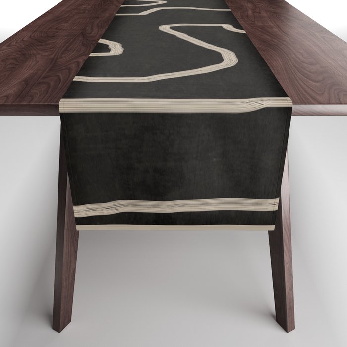 Abstract line art 177 Table Runner Gallery Image 1