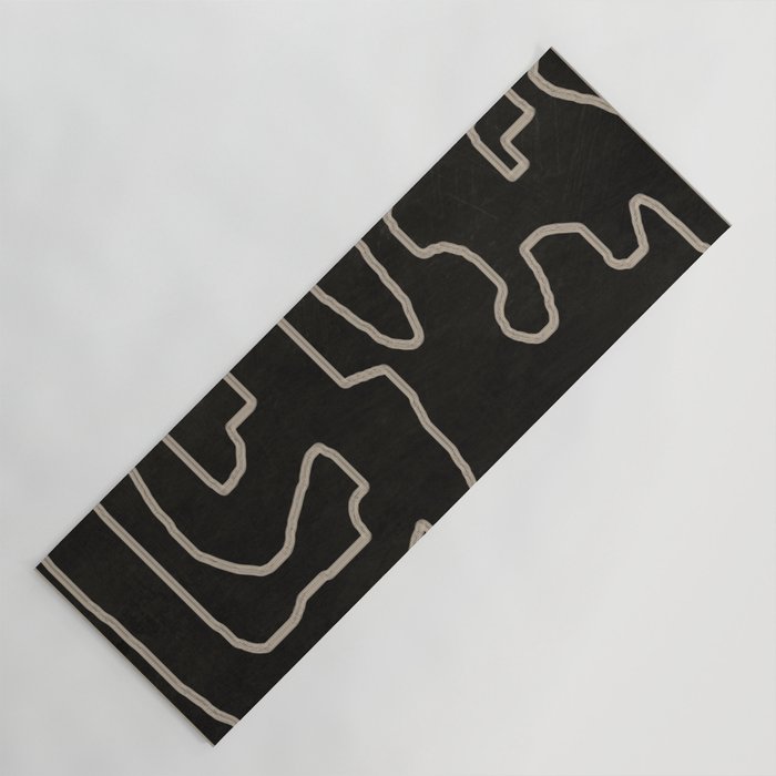 Abstract line art 177 Yoga Mat Gallery Image 1