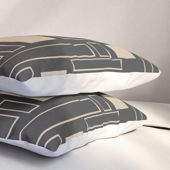 Lines in Motion 2 Pillow Sham Gallery Image 3