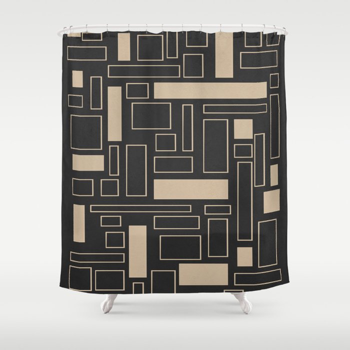 Lines in Motion 2 Shower Curtain Gallery Image 1