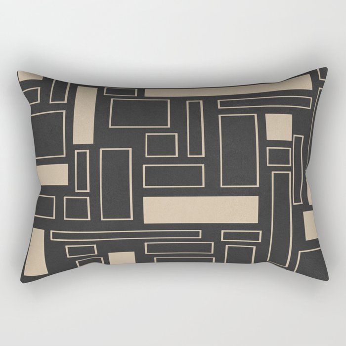 Lines in Motion 2 Rectangular Pillow Gallery Image 2