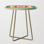 Retro Colored Square Space Side Table Gallery Image 1