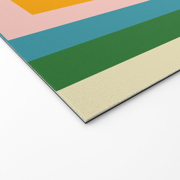 Retro Colored Square Space Welcome Mat Gallery Image 2