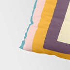 Retro Colored Square Space Pillow Sham Gallery Image 4