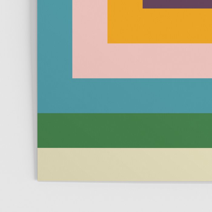 Retro Colored Square Space Poster Gallery Image 3