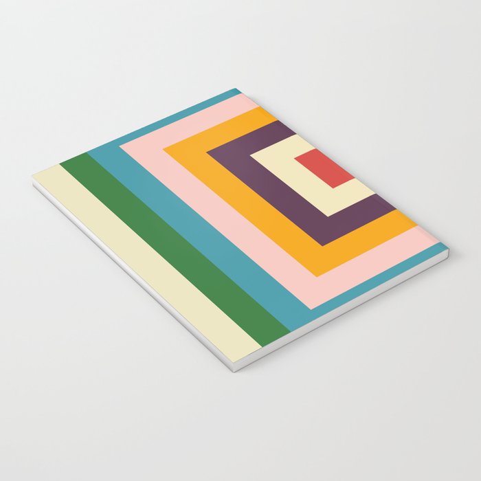 Retro Colored Square Space Notebook Gallery Image 3