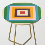 Retro Colored Square Space Side Table Gallery Image 2