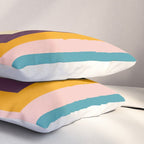 Retro Colored Square Space Pillow Sham Gallery Image 3