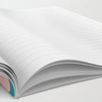 Retro Colored Square Space Notebook Gallery Image 2