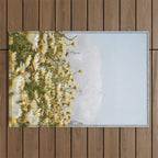 Garden of Daisy Flowers | Nature Photography in Portugal Art Print | Floral Summer Photo Outdoor Rug Gallery Image 1