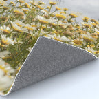 Garden of Daisy Flowers | Nature Photography in Portugal Art Print | Floral Summer Photo Rug Gallery Image 4