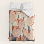 Flowers Tulips pattern Comforter Gallery Image 6