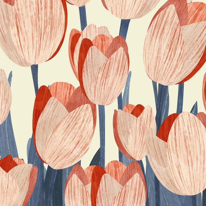 Flowers Tulips pattern Coffee Mug Gallery Image 2