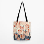 Flowers Tulips pattern Tote Bag Gallery Image 2