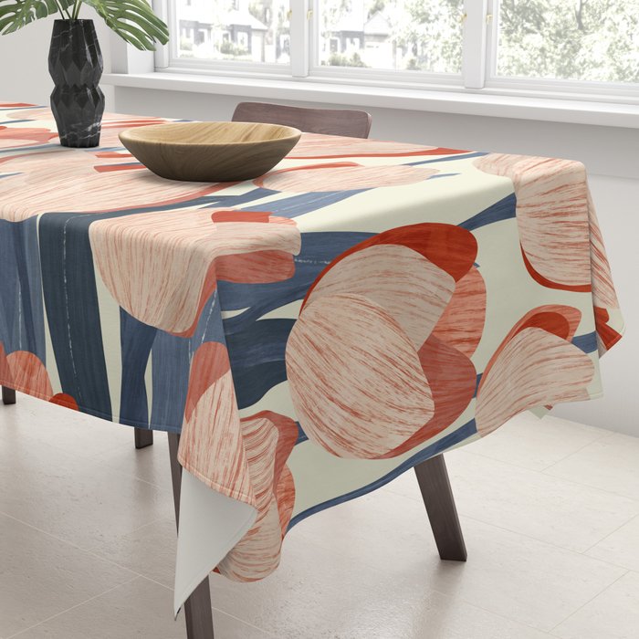 Flowers Tulips pattern Tablecloth Gallery Image 3
