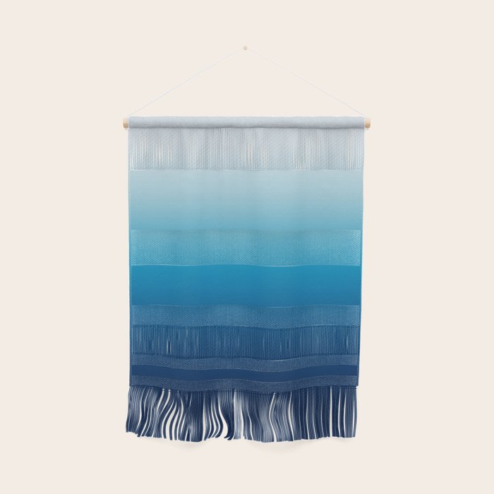 Sky and Ocean Blue Ombre Wall Hanging Gallery Image 1
