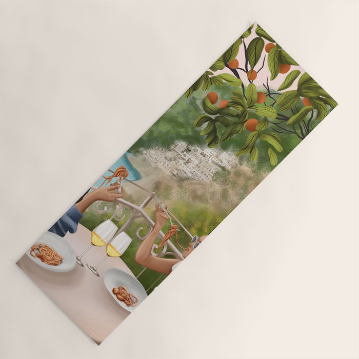 Tasting the Amalfi Breeze Yoga Mat Gallery Image 1