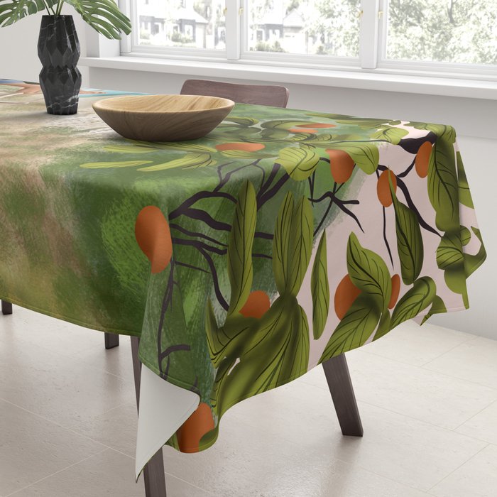 Tasting the Amalfi Breeze Tablecloth Gallery Image 3