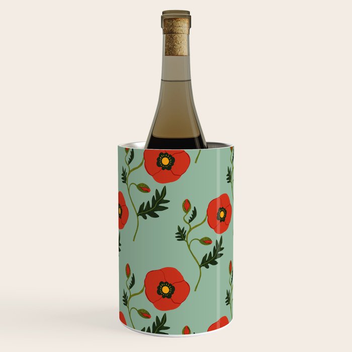 Red Poppy Wine Chiller Gallery Image 3