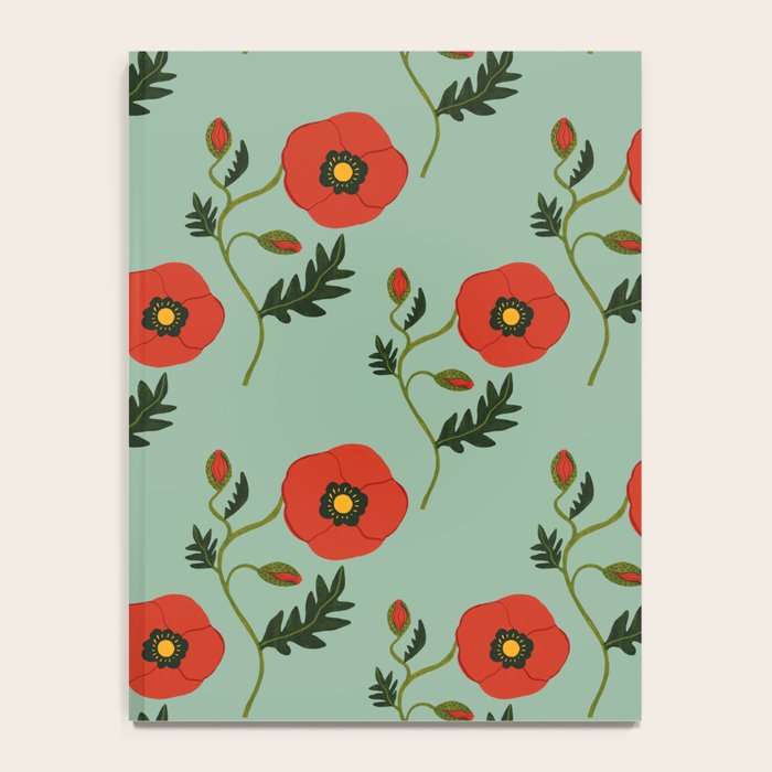 Red Poppy Notebook Gallery Image 4