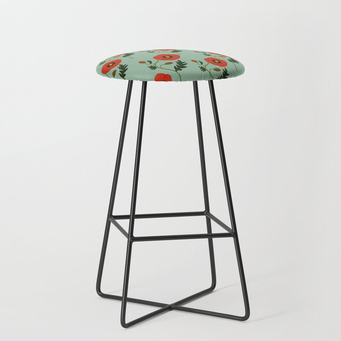 Red Poppy Stool Gallery Image 1
