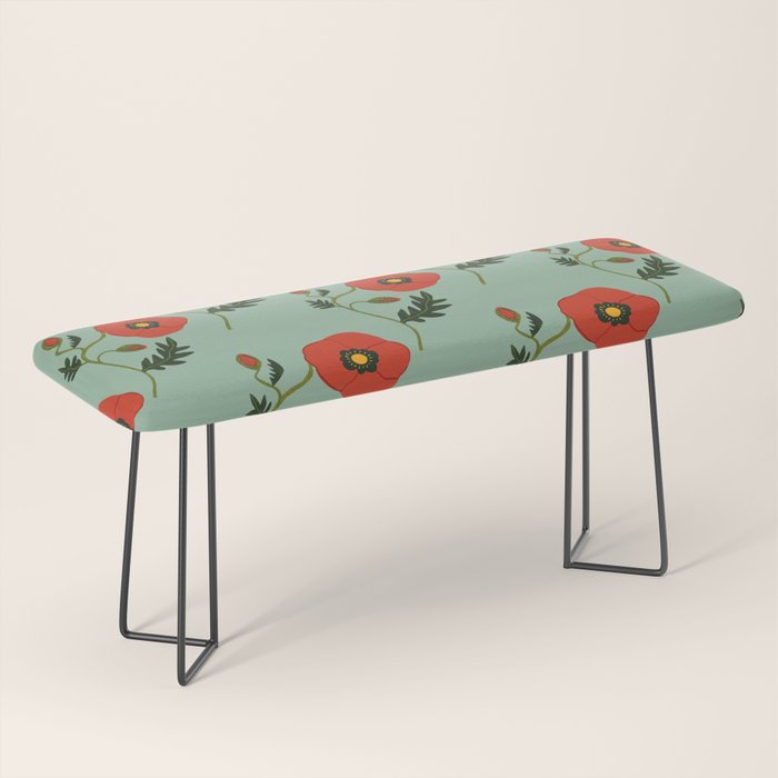 Red Poppy Bench Gallery Image 1