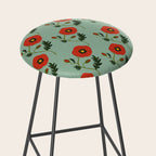 Red Poppy Stool Gallery Image 2