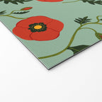 Red Poppy Welcome Mat Gallery Image 2