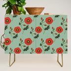Red Poppy Credenza Gallery Image 1