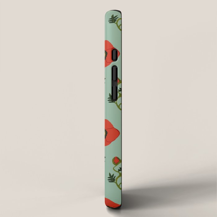 Red Poppy iPhone Case Gallery Image 2