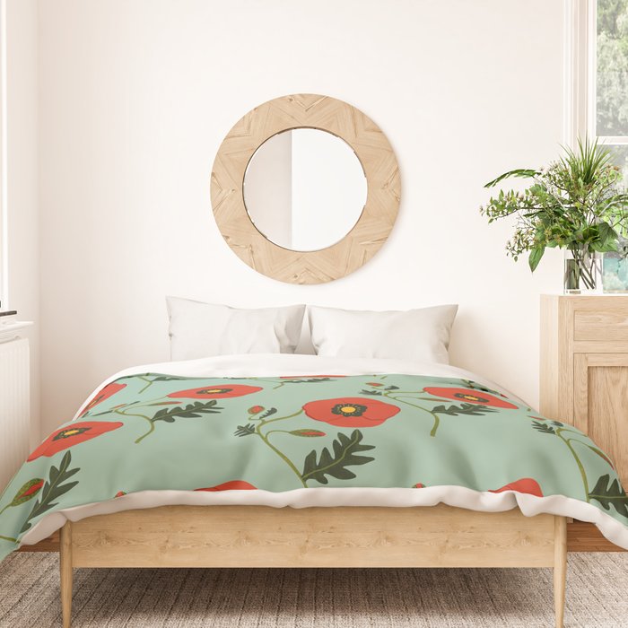Red Poppy Duvet Cover Gallery Image 3
