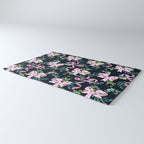Whimsical Cheerful Bows Plants Rug Gallery Image 3