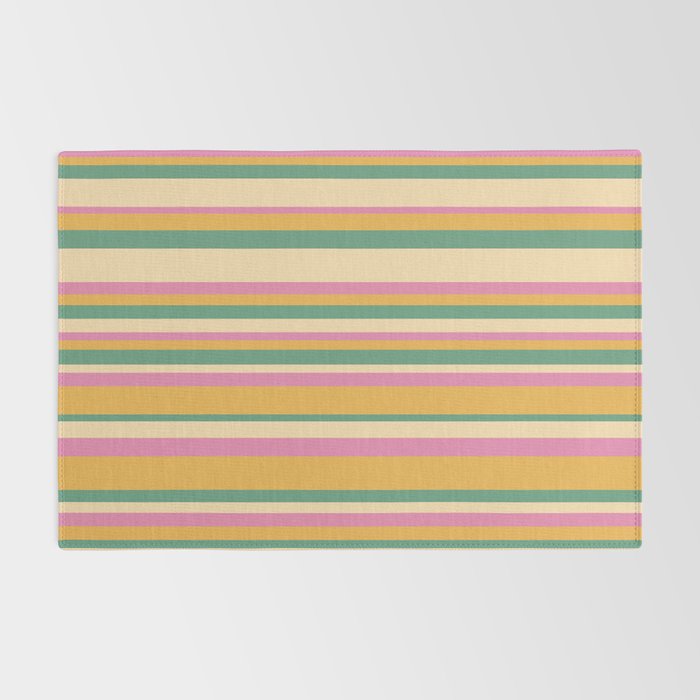 Classic Stripes XIX - Boho Vintage Rug Gallery Image 2