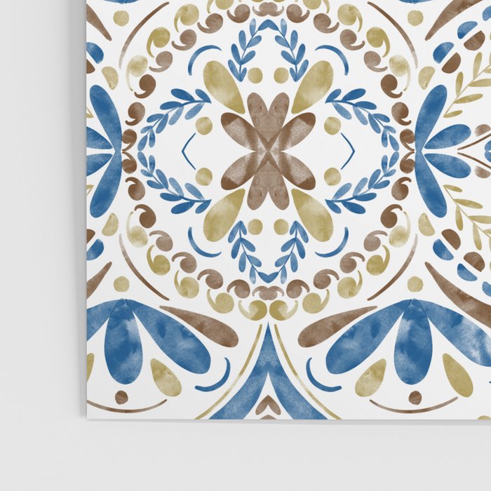 Whimsical Botanical Tile Poster Gallery Image 3