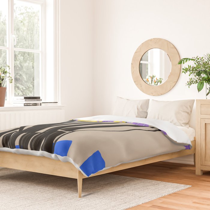 Modern Vase of Flowers Duvet Cover Gallery Image 2