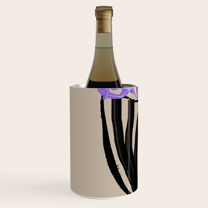 Modern Vase of Flowers Wine Chiller Gallery Image 2