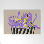 Modern Vase of Flowers Welcome Mat Gallery Image 1