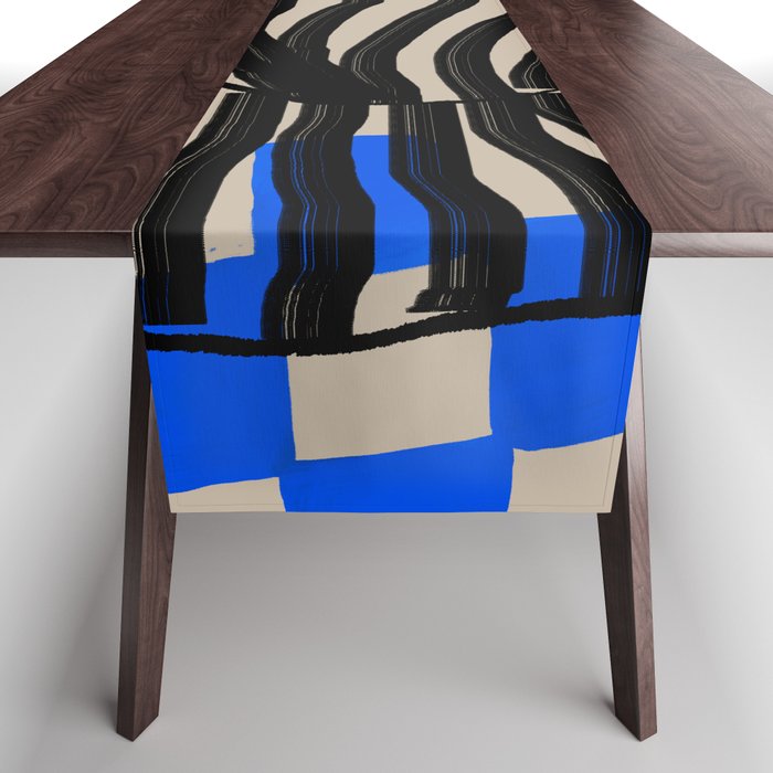 Modern Vase of Flowers Table Runner Gallery Image 1