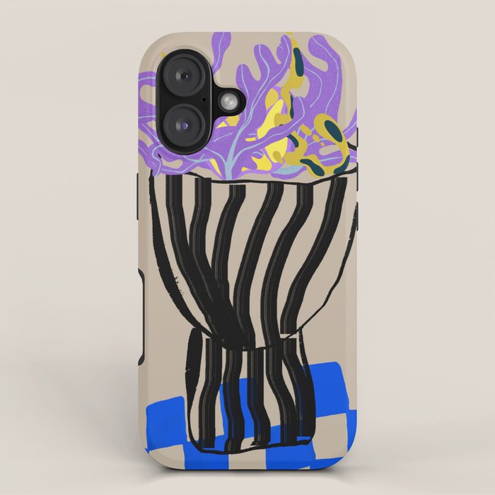Modern Vase of Flowers iPhone Case Gallery Image 1