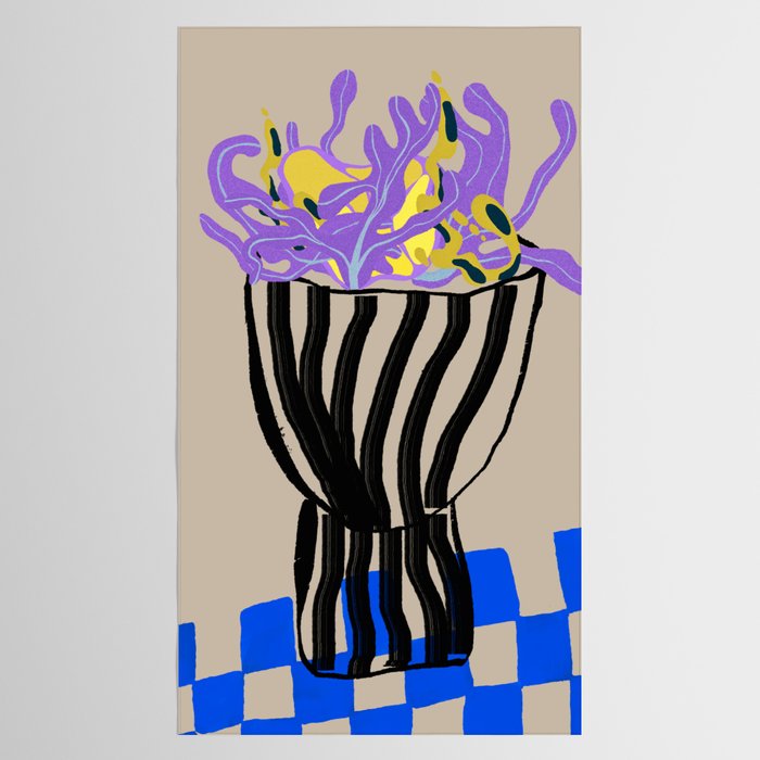Modern Vase of Flowers Tablecloth Gallery Image 2