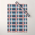 Dark Bold Linear Harmony Wrapping Paper Gallery Image 1